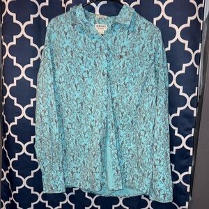 Women's Turquoise Rodeo shirt
